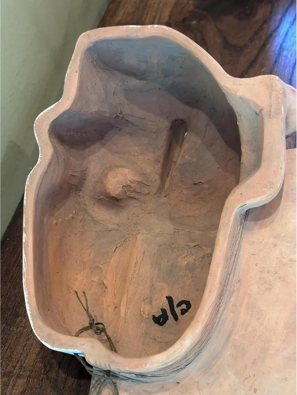 Life and Death Duality Ceramic Aztec-Inspired Mask
